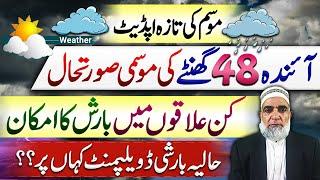 Weather Forecast for Next 48 hours in Pakistan || Crop Reformer
