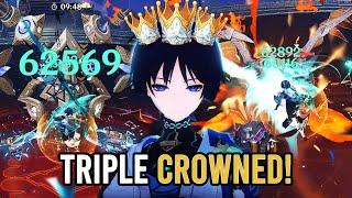 My first Triple Crown Character is... WANDERER! | Genshin Impact