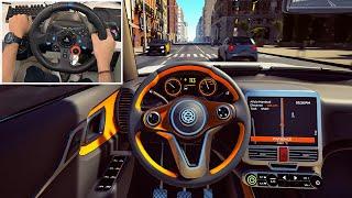 Fastest Taxi Driver in the City Part 1 - Taxi Life: A city driving simulator gameplay | Logitech G29