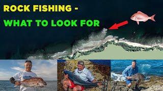 HOW TO FIND A GOOD ROCK FISHING SPOT FOR SNAPPER, KINGFISH, KAHAWAI, TREVALLY