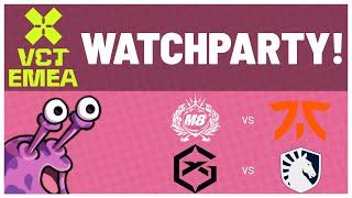 FNC vs M8 & GX vs TL - VCT EMEA Kickoff #VCTWatchParty