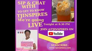 Sip & Chat with @tjinspires Get to know her! #Joy Reid#viralvideo #peaches #love #books #watch