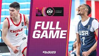 Chile  v United States  | Men | Full Pool Game | FIBA 3x3 U23 World Cup 2024