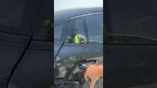 Porsche Panamera Wrecked  in Dubai #dubai #scrapyard #porsche #dubaicars #cartok
