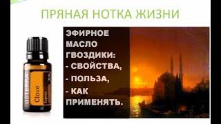 Эфирное масло гвоздики - применение и свойства Clove doTerra