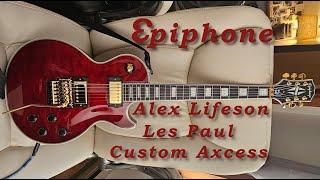 Epiphone Alex Lifeson Les Paul Custom Axcess. Sweet!!