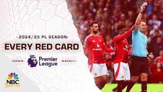Every red card from the 2024-25 Premier League season | NBC Sports