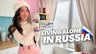 RUSSIAN GIRL LIFE IN SNOWY MOSCOW  *get ready with me for Siberia*