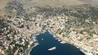 Flying around Symi