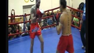 Viziru Iulian vs Grigore " Dracul Sparring DUR"   K1  kick boxing