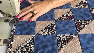 Super Simple Patchwork Rug EASY to SEW and Beautiful