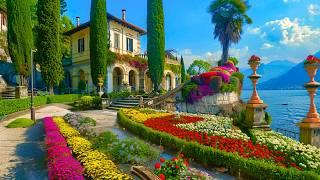 LAKE COMO - VILLA MONASTERO , VARENNA - THE MOST BEAUTIFUL VILLA ON LAKE COMO | WALKING TOUR 4K HDR