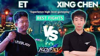 KOF XV   ET (Geese, Benimaru, Heidern) vs XING CHEN (Geese, Benimaru, Isla) Best Fights KOF15