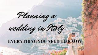 Planning a wedding in Italy: everything you need to know