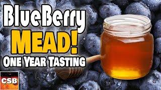 Blueberry Mead V2 - One Year Tasting! - AKA Backwards Blueberry Mead