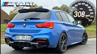 308KMH in a 1 series! 600HP M140i // REVIEW on AUTOBAHN