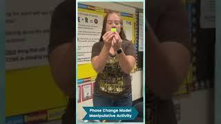 Phase Change Model Manipulative Activity #science #middleschoolscience #scienceactivity