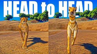 Cheetah vs Pronghorn Antelope a Head to Head Speed Race in Planet Zoo