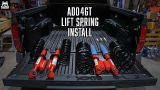 ADO Lift Spring Install on 24 Toyota Tacoma TRD Sport / OE TRD Offroad Bilstein Shocks on TRD Sport