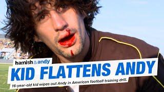 Kid Flattens Andy | Hamish & Andy