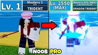 Beating Blox Fruits as Hody Jones - Trident to Dragon Trident! Lvl 0 to Max Lvl Full Shark v4 Awaken