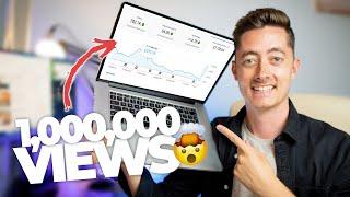 The Crazy Amount YouTube Paid Me For 1,000,000 Views