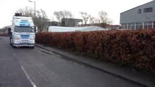 James Hislop Leaving Forbes Tanks Kelso with another tank