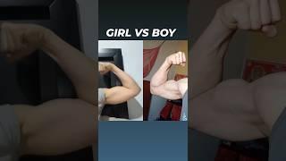 GIRL VS BOY BICEPS challenge 