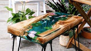 How to Make an Awesome Resin River Table with the Best Mold | Step By Step Tutorial