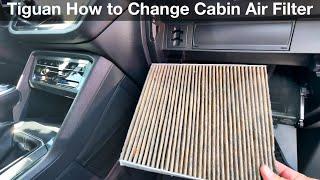 2018 - 2023 Volkswagen Tiguan How to change Cabin Air Filter