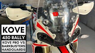 Kove 450 Rally: Kove Pro vs Barkbusters Handguards 4K