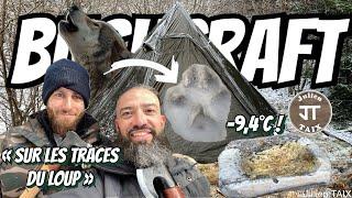 Bivouac Bushcraft : « Sur les traces du loup » -9,4°c #bushcraft avec Jesse @indomptabledauphinoi ​⁠