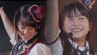 Tomoriru and  Hayashi Coco doing the best part of "CHASE"  for the first time