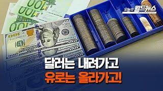 달러는 내려가고... 유로는 올라가고!