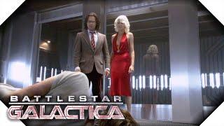 Battlestar Galactica | Gaius Finds Number 6 On The Pegasus