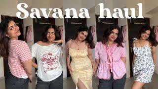 Huge Savana Haul (pinterest coded, coquette core, corporate fits) | Flash Sale - upto 70% off