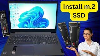 M.2 SSD Installation in laptop | How to install SSD at home