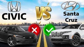 2023 HYUNDAI SANTA CRUZ VS 2023 HONDA CIVI | 9to5Tech