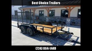 2023 Big Tex Trailers 60ES 6.5X12' Tube Top Landscape Utility Trailer 7000# GVW