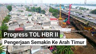 pondasi TOL HBR II jis semakin ke arah timur pengerjaan bor pile jakarta international stadium