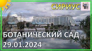 Прогулка по ботаническому саду Сириуса 29.01.2024 года.