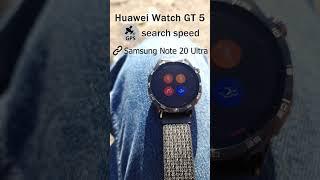 Huawei Watch GT 5 GPS satellites search speed #huaweiwatchgt5