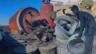 The Complete 8-Hour Procedure to Extract Oil from Scrap Tires