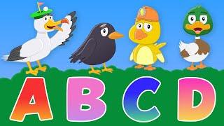 The Bird ABC Song - Learn the Alphabet with BIRDS! | Silly Billy Toons | Silly Songs for Silly Kids