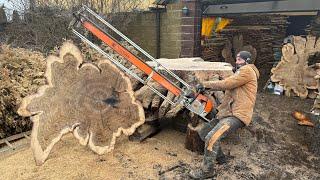 Never cut an oak stump like that