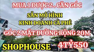 Mua 1 được 2. Căn Góc đường 20m đang kinh doanh cà phê. Giá Quá Rẻ | Nhà Phố Nha Trang