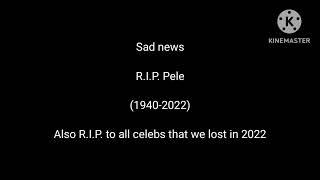 R.I.P. Pele