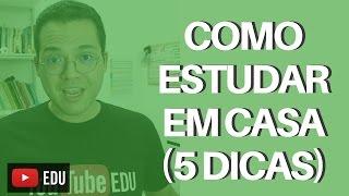 Como estudar em casa (5 dicas)  Professor Piccini Responde  - Projeto Estudar e Aprender