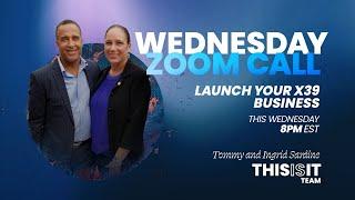 X39 Launch Zoom | Tommy & Ingrid Sardine