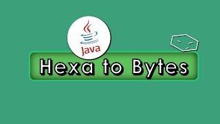 hexadecimal string to byte array in java